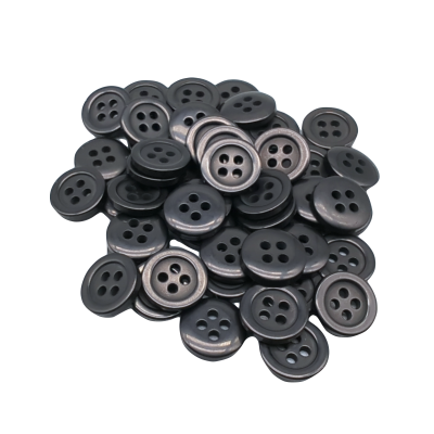 Bouton blanc 12 mm - 4 aguj.