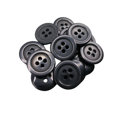 Weißer Knopf 12 mm - 4 aguj.