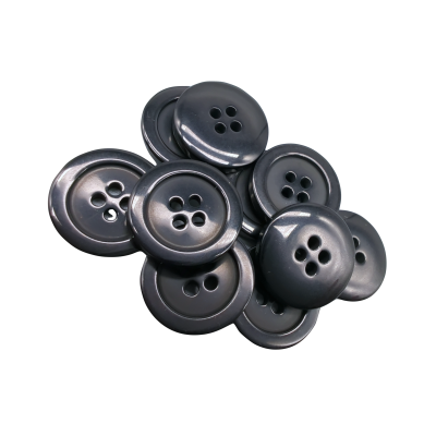 Pulsante bianco 12 mm - 4 aguj.