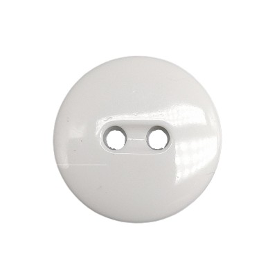 Bottoni bianchi, due fori