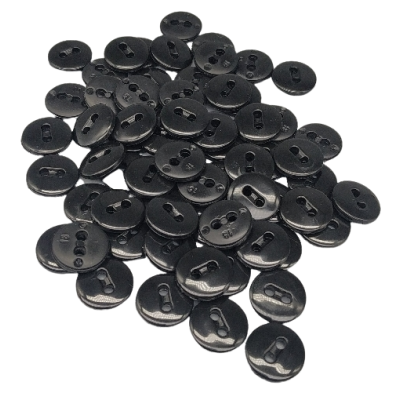 Bottoni bianchi, due fori