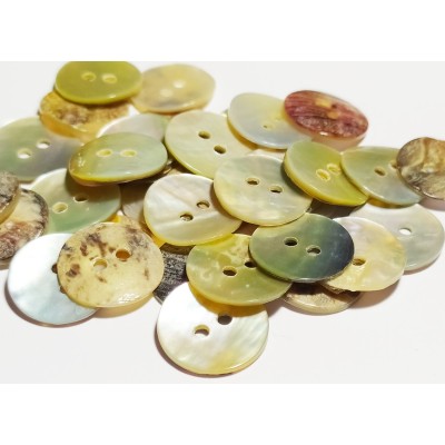 Boutons nacar (akoya) - coquille naturelle Boutons nacar (akoya) - coquille naturelle