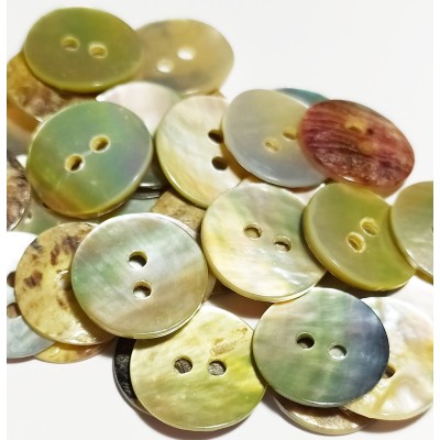 Nacar buttons (akoya) - natural shell