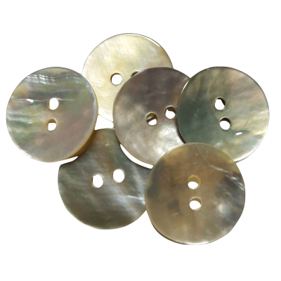 Boutons nacar (akoya) - coquille naturelle