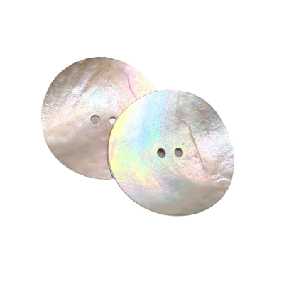Boutons nacar (akoya) - coquille naturelle