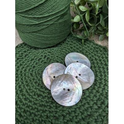 Boutons nacar (akoya) - coquille naturelle