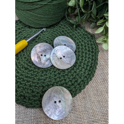 Nacar buttons (akoya) - natural shell Nacar buttons (akoya) - natural shell
