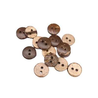 Boutons en noix de coco naturelle - M425047 Boutons en noix de coco naturelle - M425047