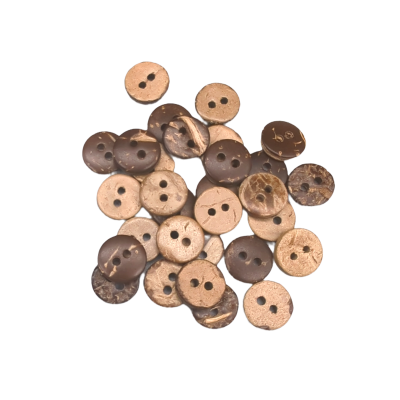 Boutons en noix de coco naturelle - M425047 Boutons en noix de coco naturelle - M425047