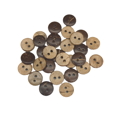 Boutons en noix de coco naturelle - M425047 Boutons en noix de coco naturelle - M425047