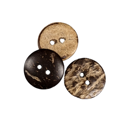 Boutons en noix de coco naturelle - M425047 Boutons en noix de coco naturelle - M425047
