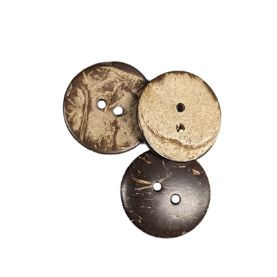 Boutons en noix de coco naturelle - M425047 Boutons en noix de coco naturelle - M425047