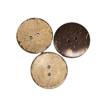 Boutons en noix de coco naturelle - M425047 Boutons en noix de coco naturelle - M425047