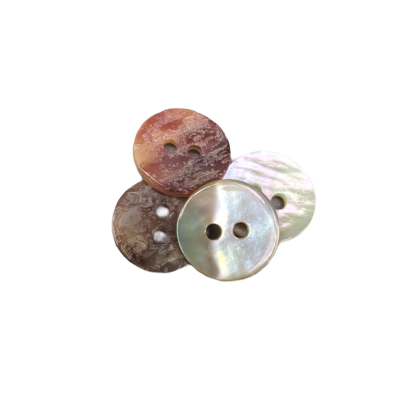 Perlmuttknöpfe (Akoya) - Natürliche Muschel