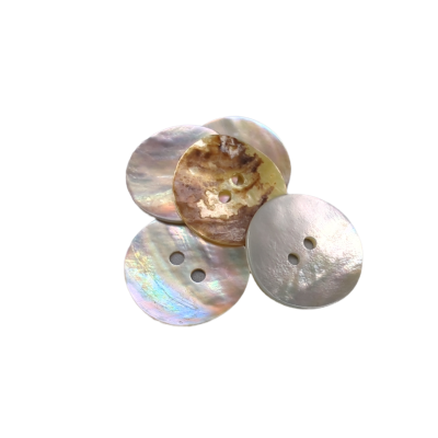 Mother of Pearl Buttons (Akoya) - Natural Shell Mother of Pearl Buttons (Akoya) - Natural Shell