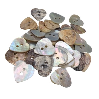 Mother of Pearl Buttons (Akoya) - Natural Shell Mother of Pearl Buttons (Akoya) - Natural Shell