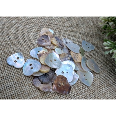 Mother of Pearl Buttons (Akoya) - Natural Shell