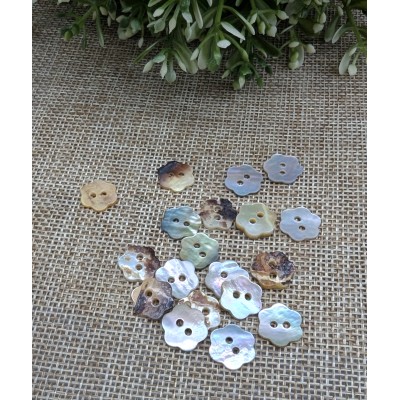 Mother of Pearl Buttons (Akoya) - Natural Shell