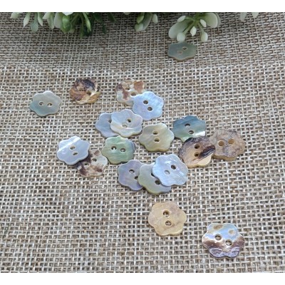 Mother of Pearl Buttons (Akoya) - Natural Shell