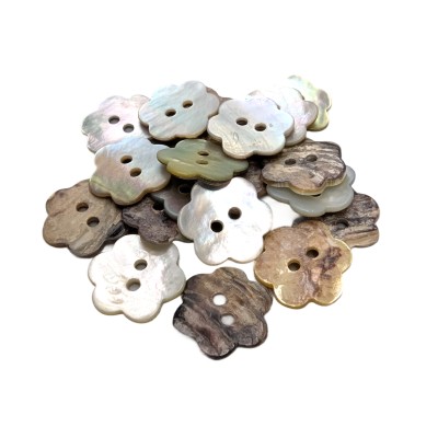 Mother of Pearl Buttons (Akoya) - Natural Shell Mother of Pearl Buttons (Akoya) - Natural Shell