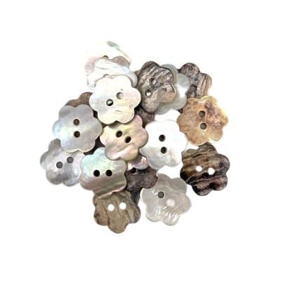 Mother of Pearl Buttons (Akoya) - Natural Shell