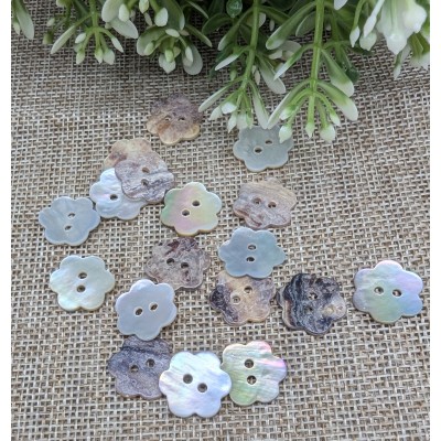Mother of Pearl Buttons (Akoya) - Natural Shell Mother of Pearl Buttons (Akoya) - Natural Shell