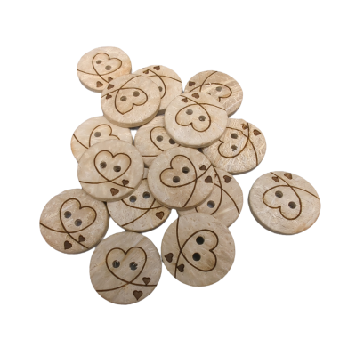 Boutons de coco blancs - T152